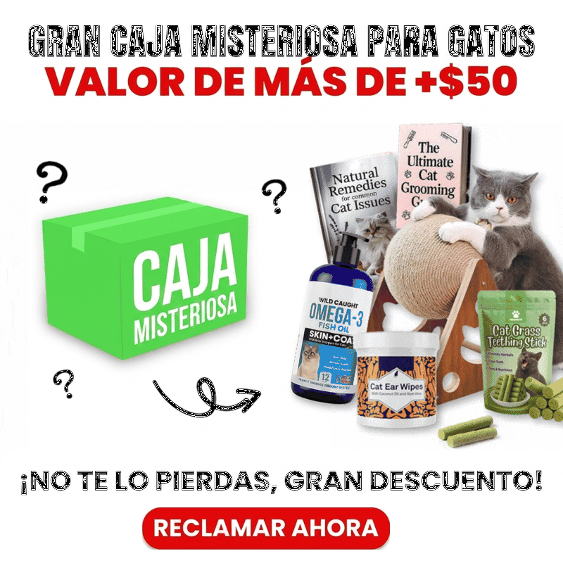 GRAN CAJA MISTERIOSA PARA GATOS (VALOR +$50)